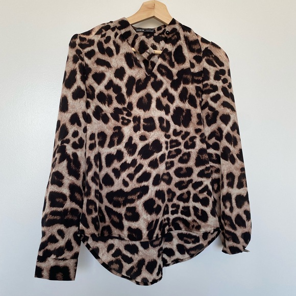 SHEIN Tops - Shein Animal Print Blouse